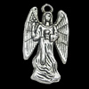 Pendant, Zinc Alloy Jewelry Findings, 14x27mm, Sold by Bag