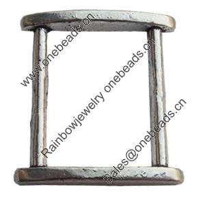 Connector Zinc Alloy Jewelry Findings Lead-free, 25x27mm, Sold by Bag