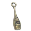 Pendant, Zinc Alloy Jewelry Findings, 6x24mm, Sold by Bag