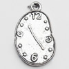 Pendant Zinc Alloy Jewelry Findings Lead-free, 13x22mm, Sold by Bag