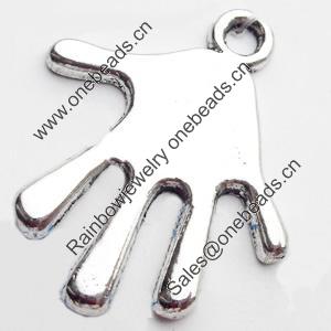 Pendant Zinc Alloy Jewelry Findings Lead-free, 26x30mm, Sold by Bag