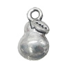 Pendant, Zinc Alloy Jewelry Findings, Calabash 7x11mm, Sold by Bag