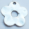 Pendant Zinc Alloy Jewelry Findings Lead-free, Flower, 25x24mm, Sold by Bag