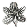Pendant, Zinc Alloy Jewelry Findings, Flower 30x33mm, Sold by Bag