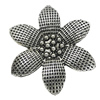 Pendant, Zinc Alloy Jewelry Findings, Flower 28x32mm, Sold by Bag