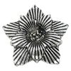 Pendant, Zinc Alloy Jewelry Findings, Flower 30x30mm, Sold by Bag