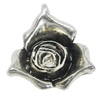 Pendant, Zinc Alloy Jewelry Findings, Flower 23x25mm, Sold by Bag