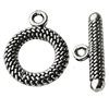 Clasps Zinc Alloy Jewelry Findings Lead-free, Loop:15x20mm Hole:2mm, Sold by KG  