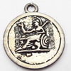 Pendant, Zinc Alloy Jewelry Findings, 20x24mm, Sold by Bag