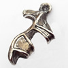 Pendant, Zinc Alloy Jewelry Findings, 5x20mm, Sold by Bag