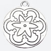 Pendant, Zinc Alloy Jewelry Findings, 31x35mm, Sold by Bag