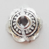 Beads Zinc Alloy Jewelry Findings Lead-free, 8mm Hole:1.5mm, Sold by Bag