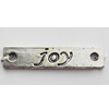 Connectors Zinc Alloy Jewelry Findings Lead-free, Rectangle 25x65mm Hole:1.5mm, Sold by Bag