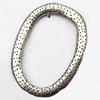 Donut, Zinc Alloy Jewelry Findings, O:24x32mm I:17x24mm, Sold by Bag