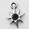 Pendant Zinc Alloy Jewelry Findings Lead-free, 9x14mm Hole:2mm, Sold by Bag