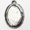 Pendant, Zinc Alloy Jewelry Findings, 15x21mm, Sold by Bag