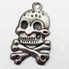 Pendant, Zinc Alloy Jewelry Findings, 20x32mm, Sold by Bag