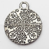 Pendant, Zinc Alloy Jewelry Findings, 15x18mm, Sold by Bag