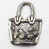 Pendant, Zinc Alloy Jewelry Findings, Bag, 15x20mm, Sold by Bag