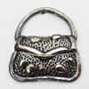 Pendant, Zinc Alloy Jewelry Findings, Bag, 17x18mm, Sold by Bag