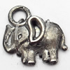 Pendant, Zinc Alloy Jewelry Findings, elephant, 11x13mm, Sold by Bag