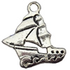 Pendant, Zinc Alloy Jewelry Findings, 17x18mm, Sold by Bag