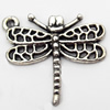 Pendant, Zinc Alloy Jewelry Findings, 22x20mm, Sold by Bag