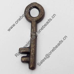 Pendant, Zinc Alloy Jewelry Findings, 5x17mm, Sold by Bag