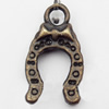 Pendant, Zinc Alloy Jewelry Findings, 10x18mm, Sold by Bag