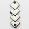 Connector, Zinc Alloy Jewelry Findings, 7x18mm, Sold by Bag