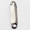 Connector, Zinc Alloy Jewelry Findings, 4x18mm, Sold by Bag