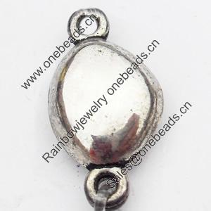 Connector, Zinc Alloy Jewelry Findings, 9x17mm, Sold by Bag