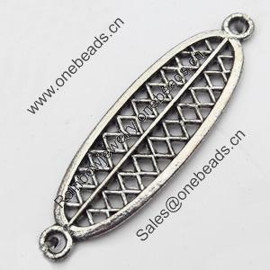 Connector, Zinc Alloy Jewelry Findings, 11x37mm, Sold by Bag