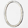 Donut, Zinc Alloy Jewelry Findings, O:25x35mm I:20x31mm, Sold by Bag