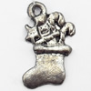 Pendant, Zinc Alloy Jewelry Findings, 12x20mm, Sold by Bag