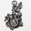 Pendant, Zinc Alloy Jewelry Findings, 14x27mm, Sold by Bag