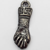 Pendant, Zinc Alloy Jewelry Findings, 8x23mm, Sold by Bag