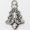 Pendant, Zinc Alloy Jewelry Findings, 14x21mm, Sold by Bag