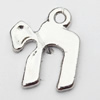 Pendant, Zinc Alloy Jewelry Findings, 12x14mm, Sold by Bag