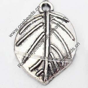 Pendant, Zinc Alloy Jewelry Findings, 14x19mm, Sold by Bag