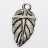 Pendant, Zinc Alloy Jewelry Findings, 10x19mm, Sold by Bag