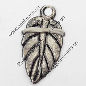 Pendant, Zinc Alloy Jewelry Findings, 10x19mm, Sold by Bag