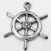 Pendant, Zinc Alloy Jewelry Findings, 30x35mm, Sold by Bag