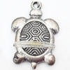 Pendant, Zinc Alloy Jewelry Findings, 23x35mm, Sold by Bag