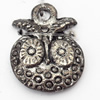 Pendant, Zinc Alloy Jewelry Findings, 13x18mm, Sold by Bag