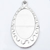 Pendant, Zinc Alloy Jewelry Findings, 18x32mm, Sold by Bag