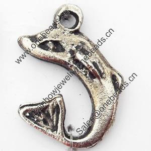 Pendant, Zinc Alloy Jewelry Findings, 20x27mm, Sold by Bag