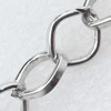 Iron Jewelry Chains, Lead-free Link's size:11.4x9.8mm, thickness:1.5mm, Sold by Group