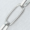 Iron Jewelry Chains, Lead-free Link's size:18.3x7.6mm, thickness:2mm, Sold by Group
