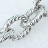 Iron Jewelry Chains, Lead-free Link's size:11x8.5mm, thickness:2mm, Sold by Group